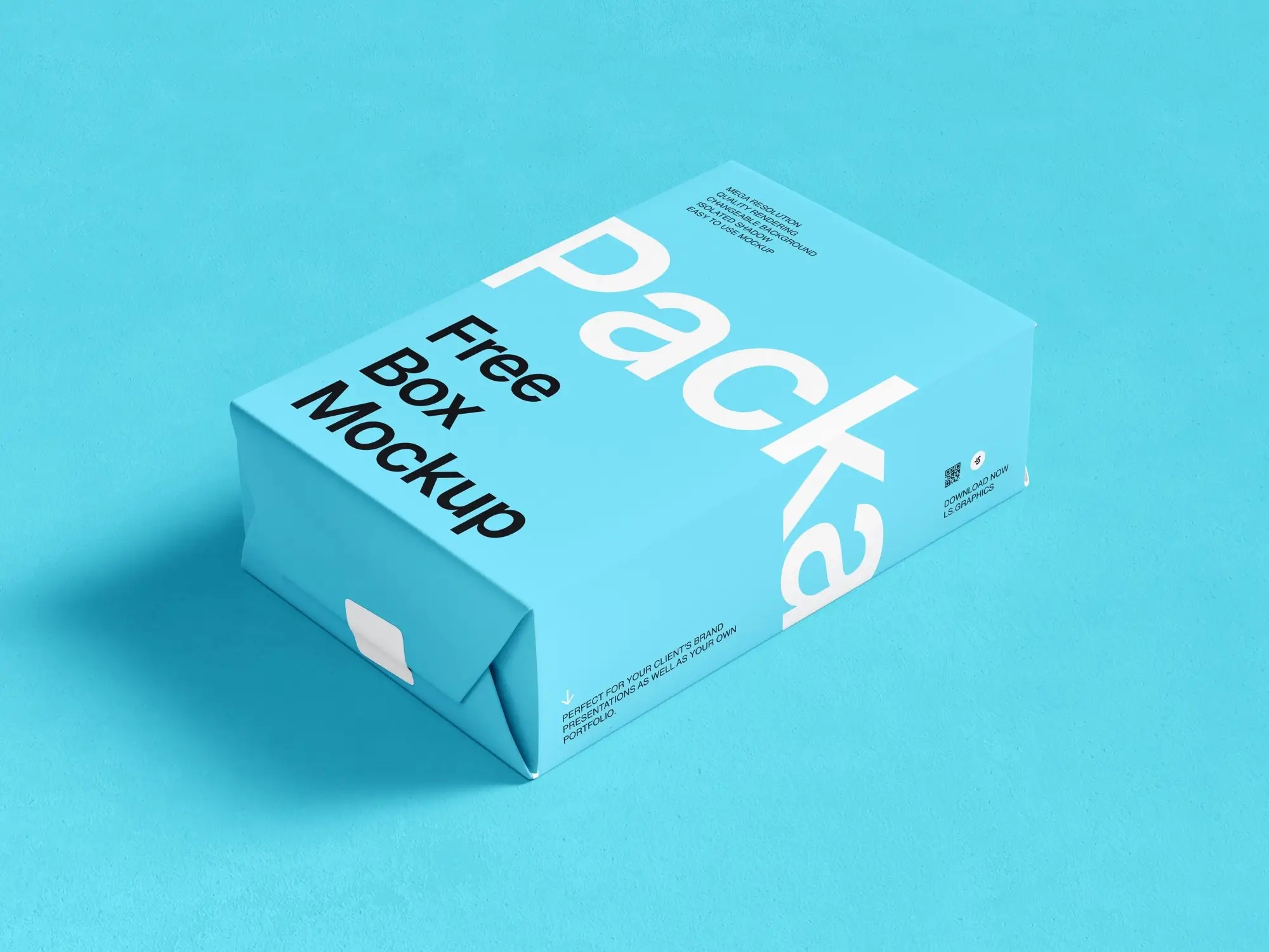 Free Packaging Box Highest Quality Mockup | Best Seller Template