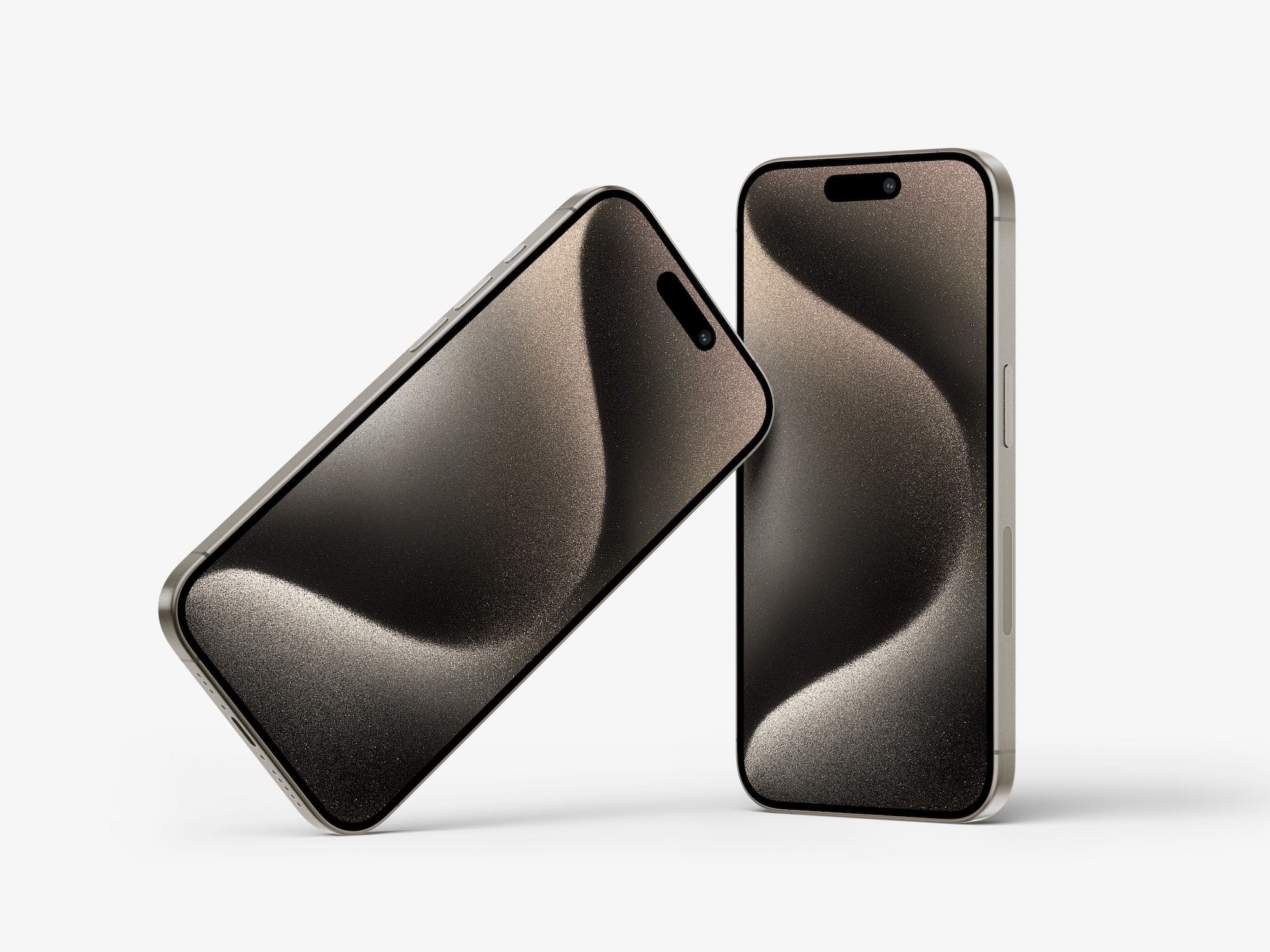 Free iPhone 15 Pro Mockup | Commercial License Ready