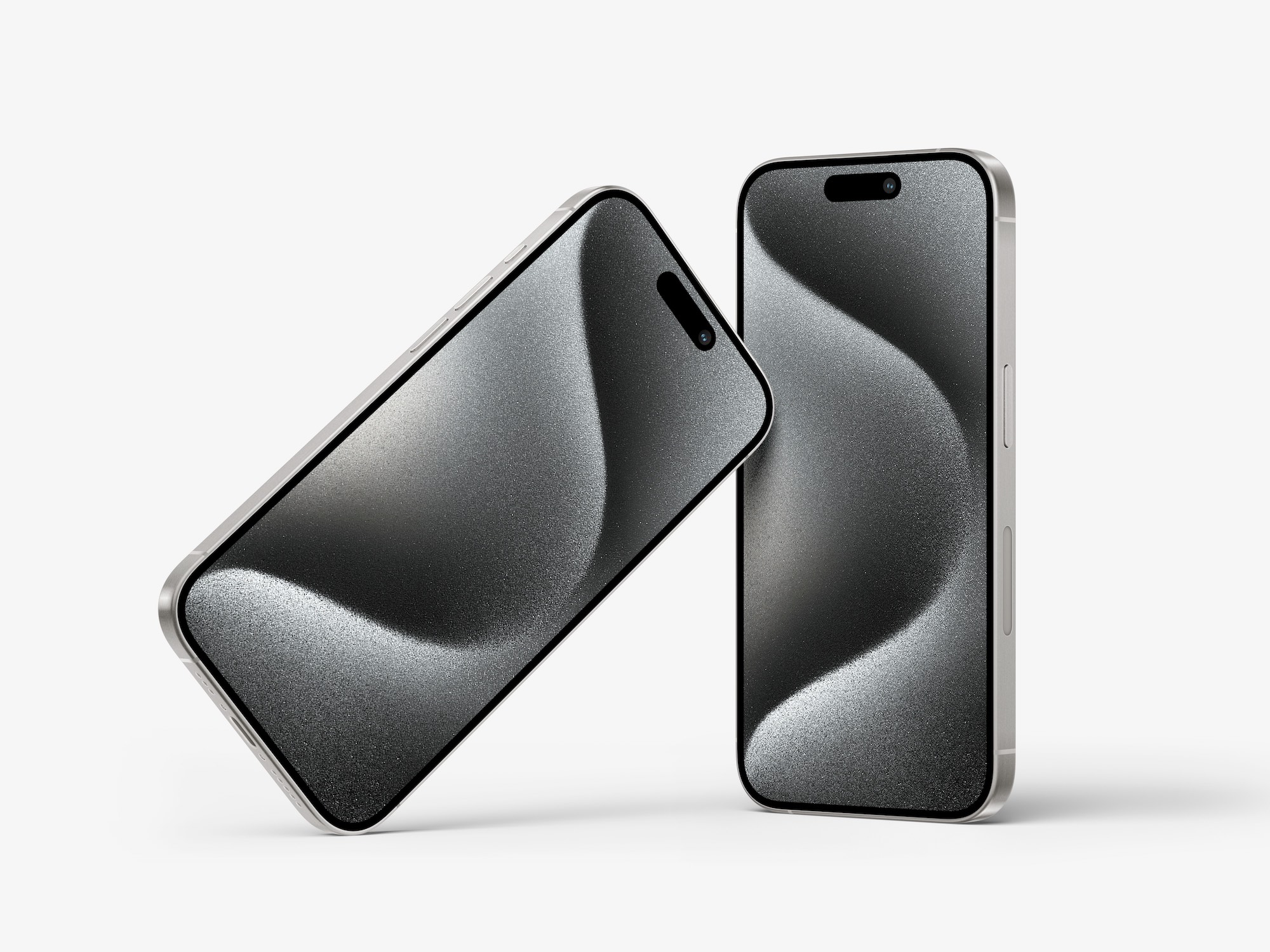 Free iPhone 15 Pro Mockup | Available on ls.graphics