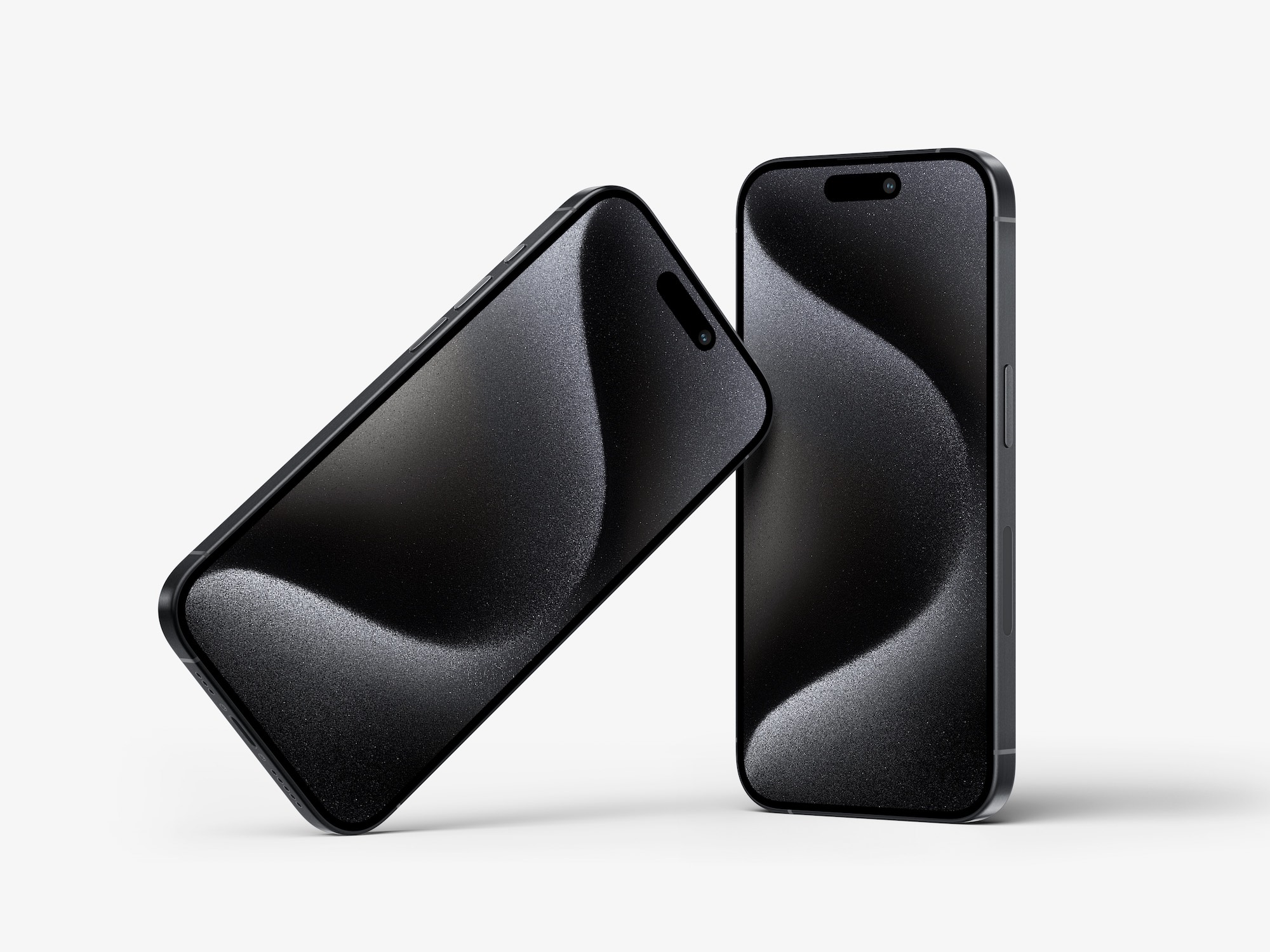Free iPhone 15 Pro Mockup | Available on ls.graphics