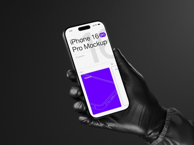T-Mockups: iPhone 16 Pro Mockups, 10