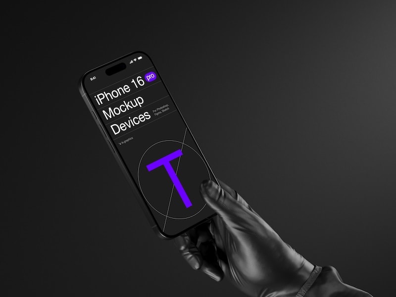 T-Mockups: iPhone 16 Pro Mockups, 4