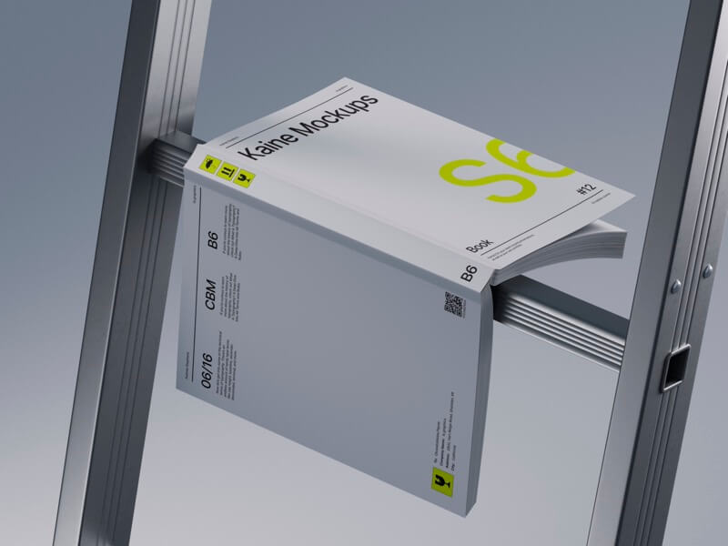 Kaine, Premium Quality Book Mockup, EU, 12