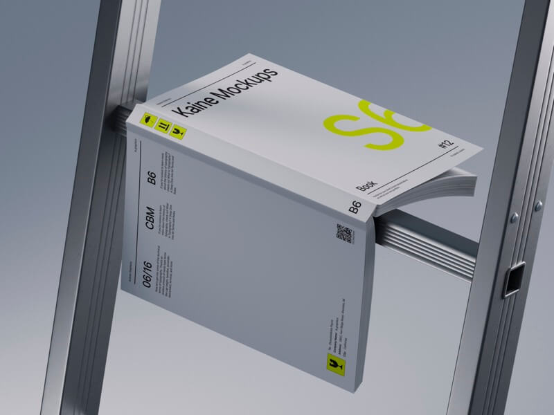 Kaine, Book Mockup and Construction Ladder, US, 12