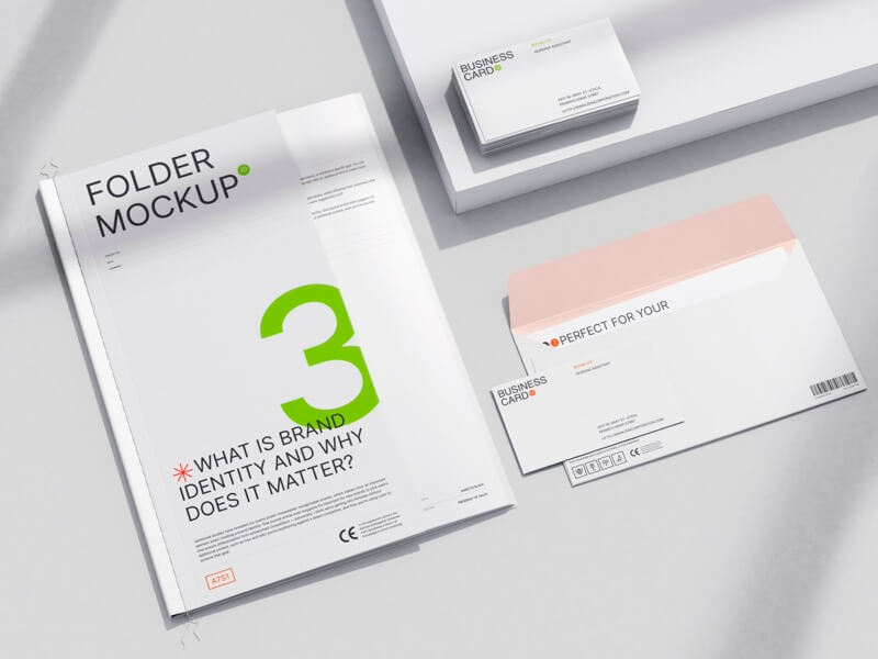 Boyne, Minimalistic Stationery Mockups, US, 13