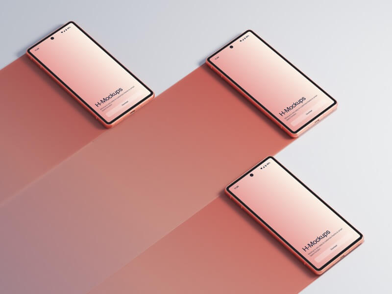 H-Mockups: Google Pixel 7a, 11