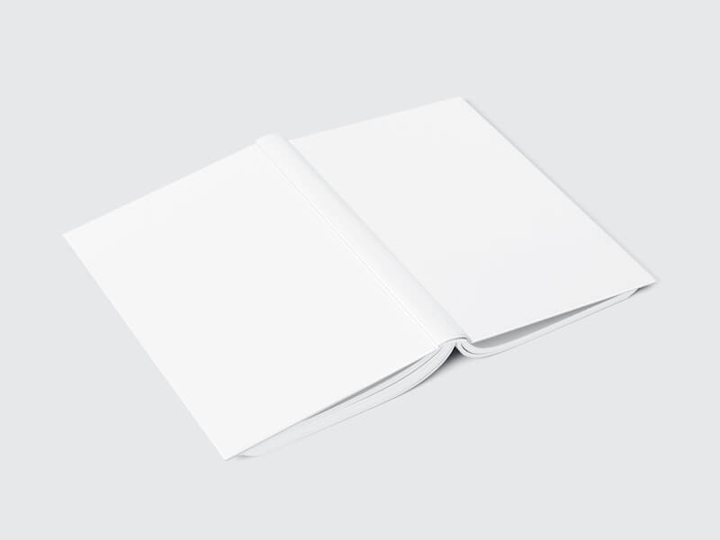 Book Mockup, US-Angled, 06