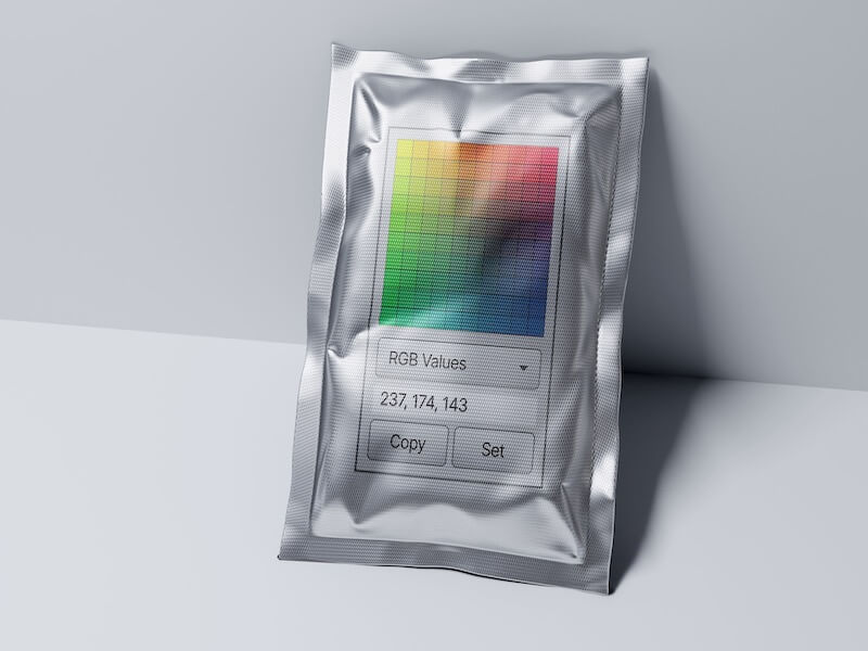 Metallic Packaging Mockup, 04