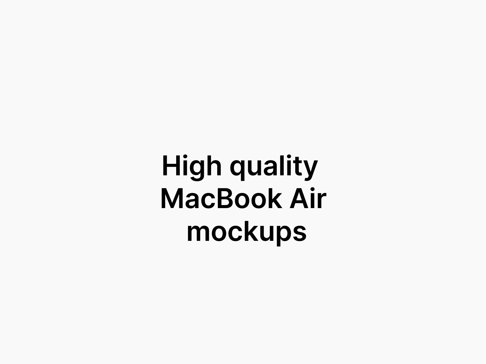 Macbook Mockups - E-Mockups MacBook Air | Get on ls.graphics Store