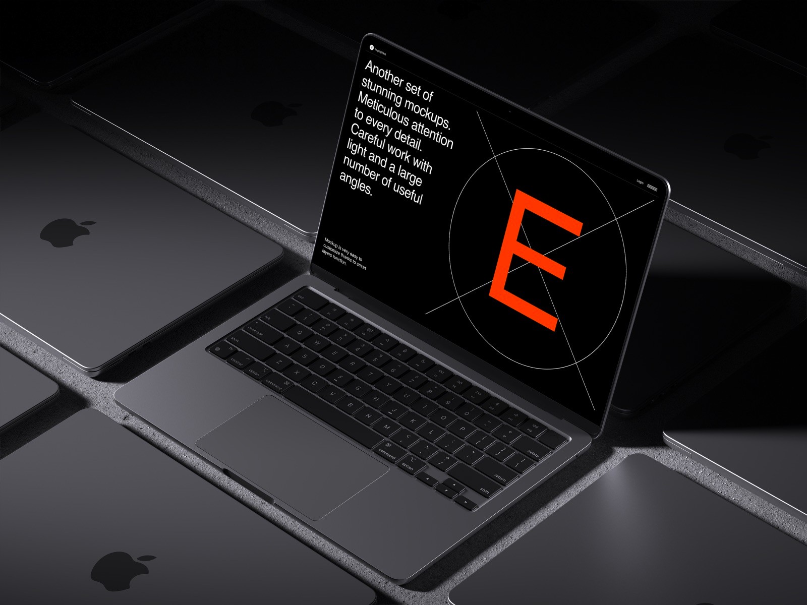 Macbook Mockups - E-Mockups MacBook Air | Best Commercial Version