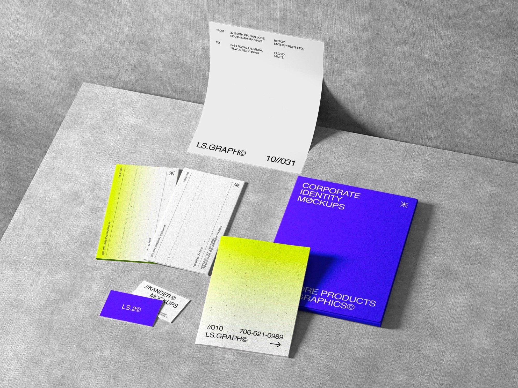 Envelope Mockups - Kander | Download at ls.graphics