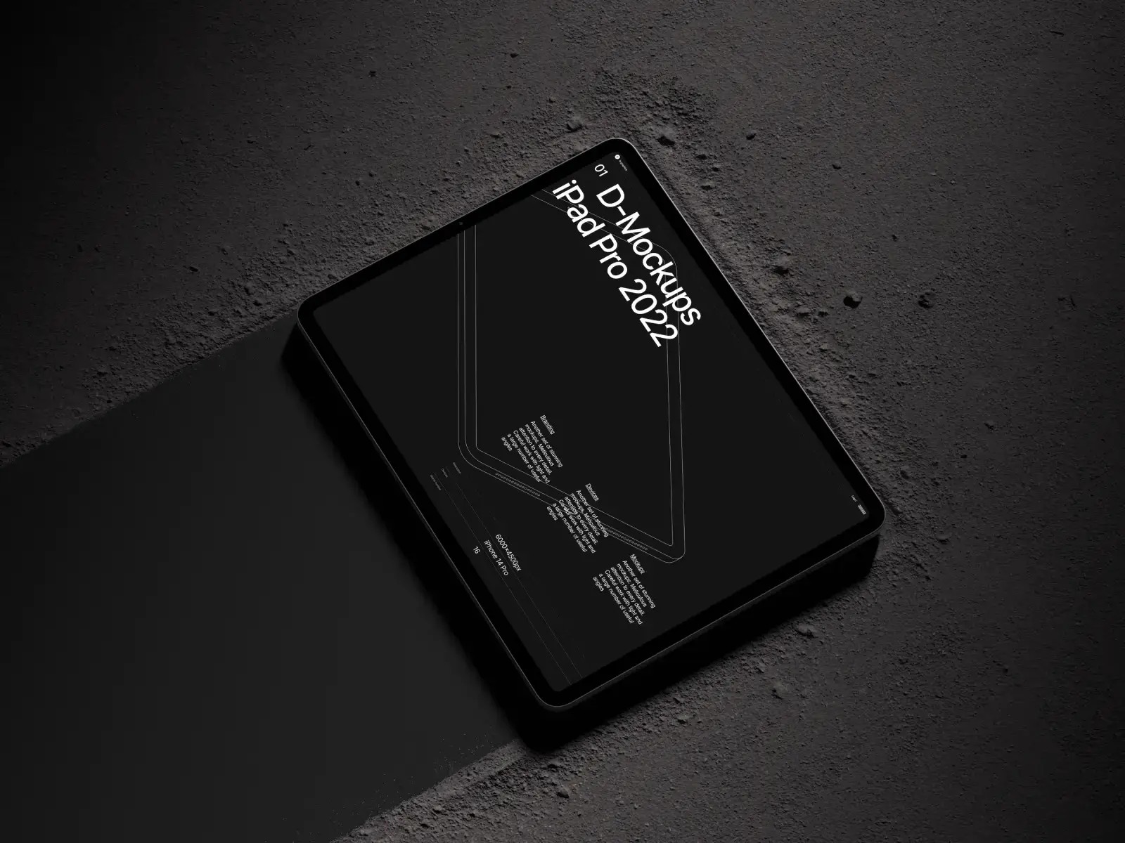 Ipad Mockups - D-Mockups iPad Pro | Available on ls.graphics