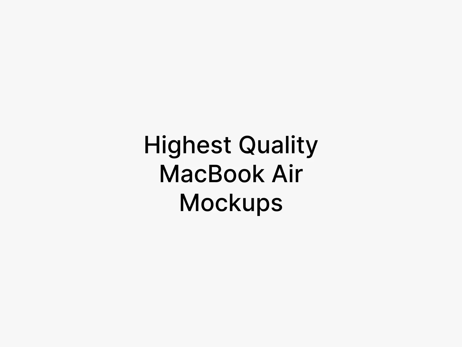 Laptop Mockups - MacBook Air M2 Mockups | Available on ls.graphics