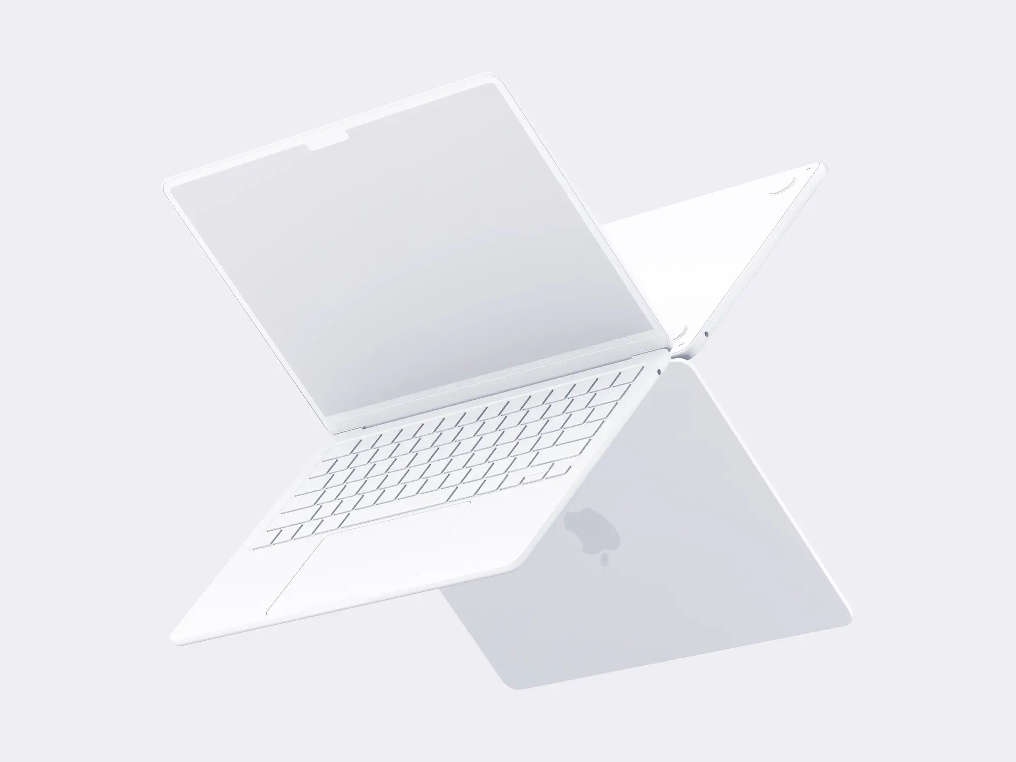 Laptop Mockups - MacBook Air M2 Mockups | Premium Download Ready