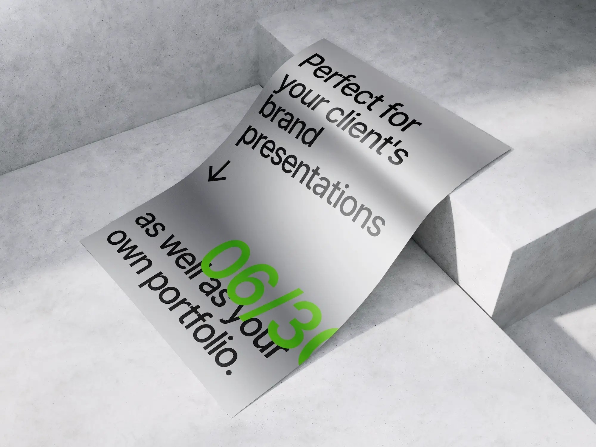 Stationery Mockups - Metallic Paper Mockups | Download at ls.graphics