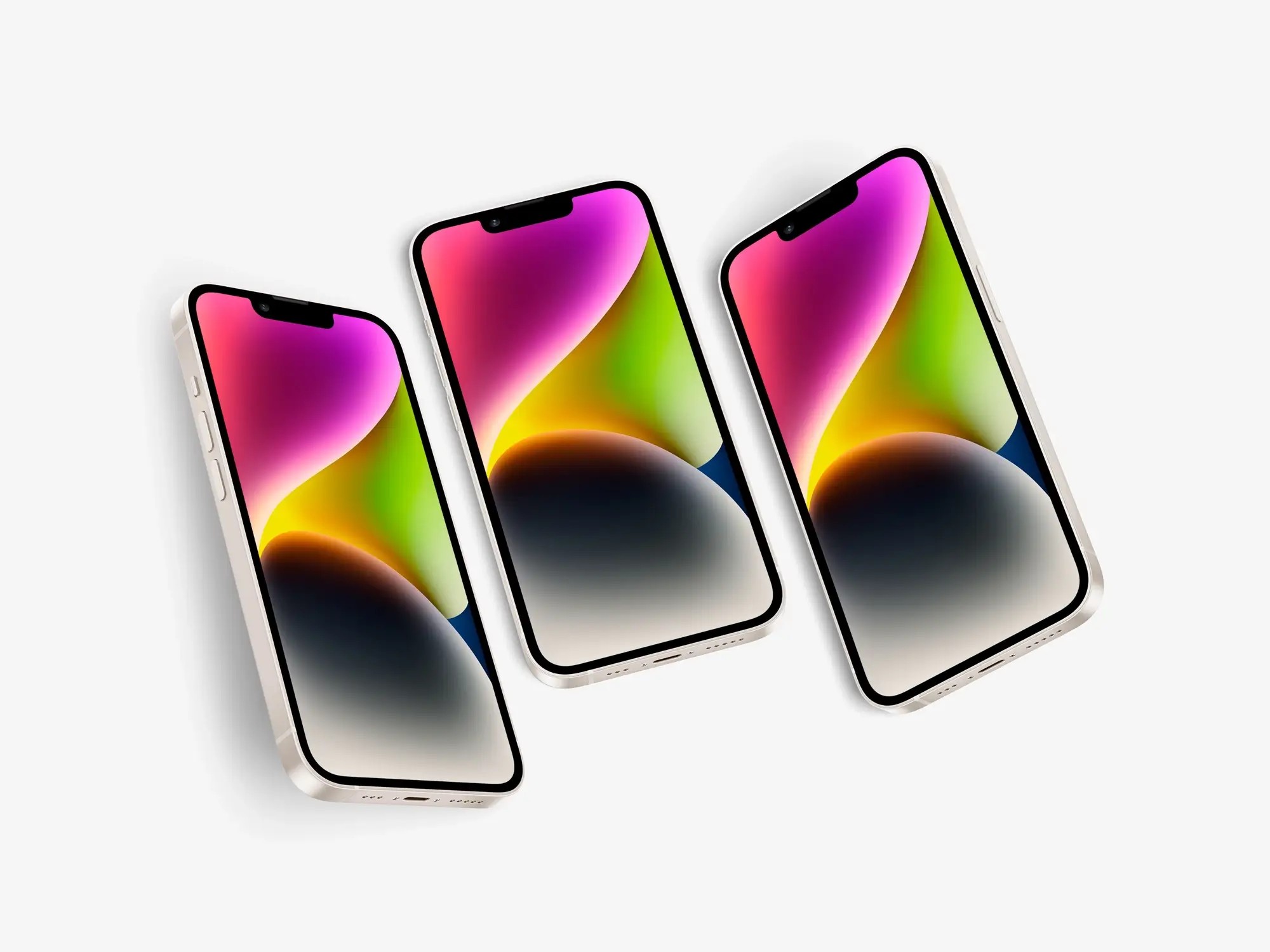 iPhone 14 Mockups | Available on ls.graphics