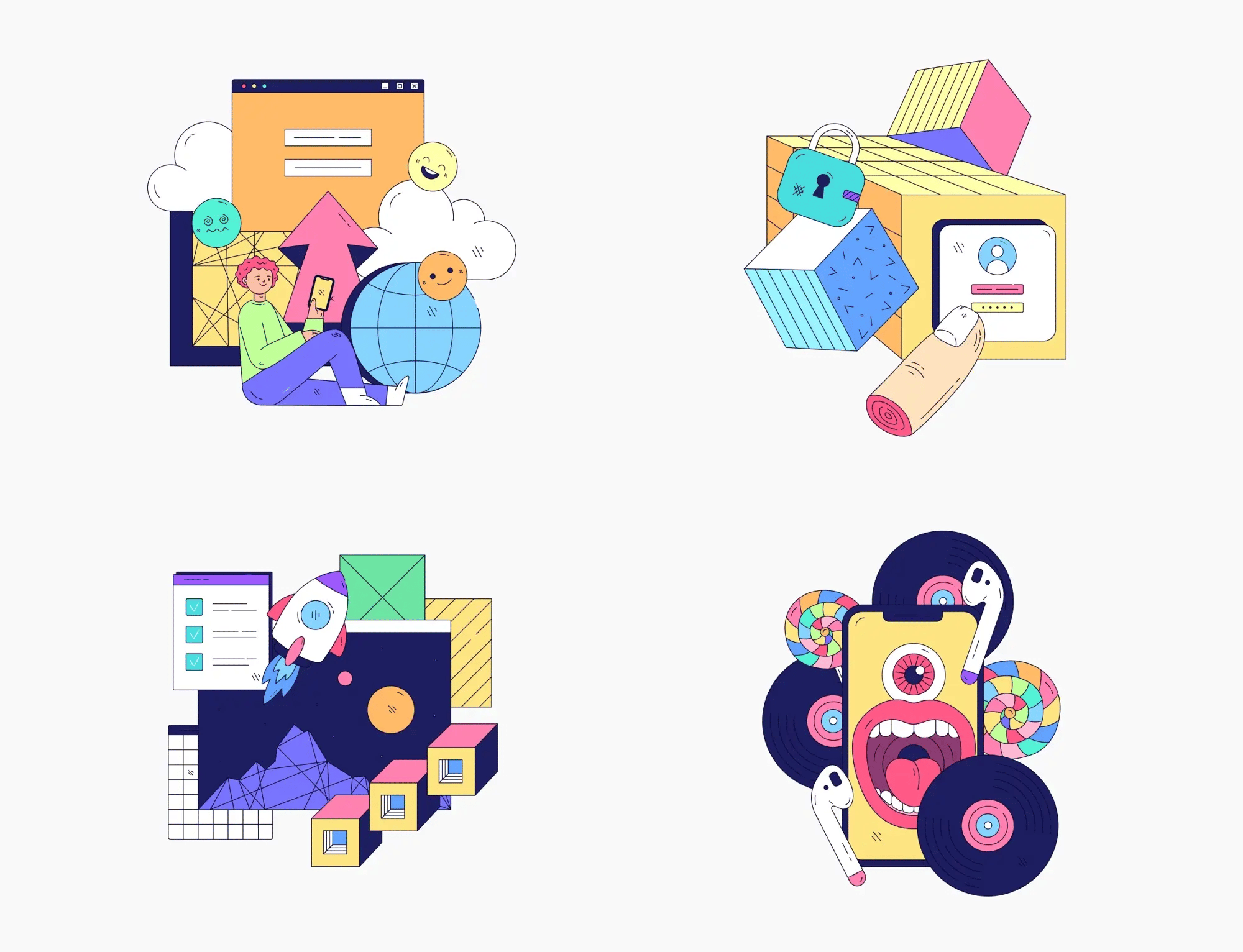 Zwosh! Illustration Constructor | Commercial License Ready
