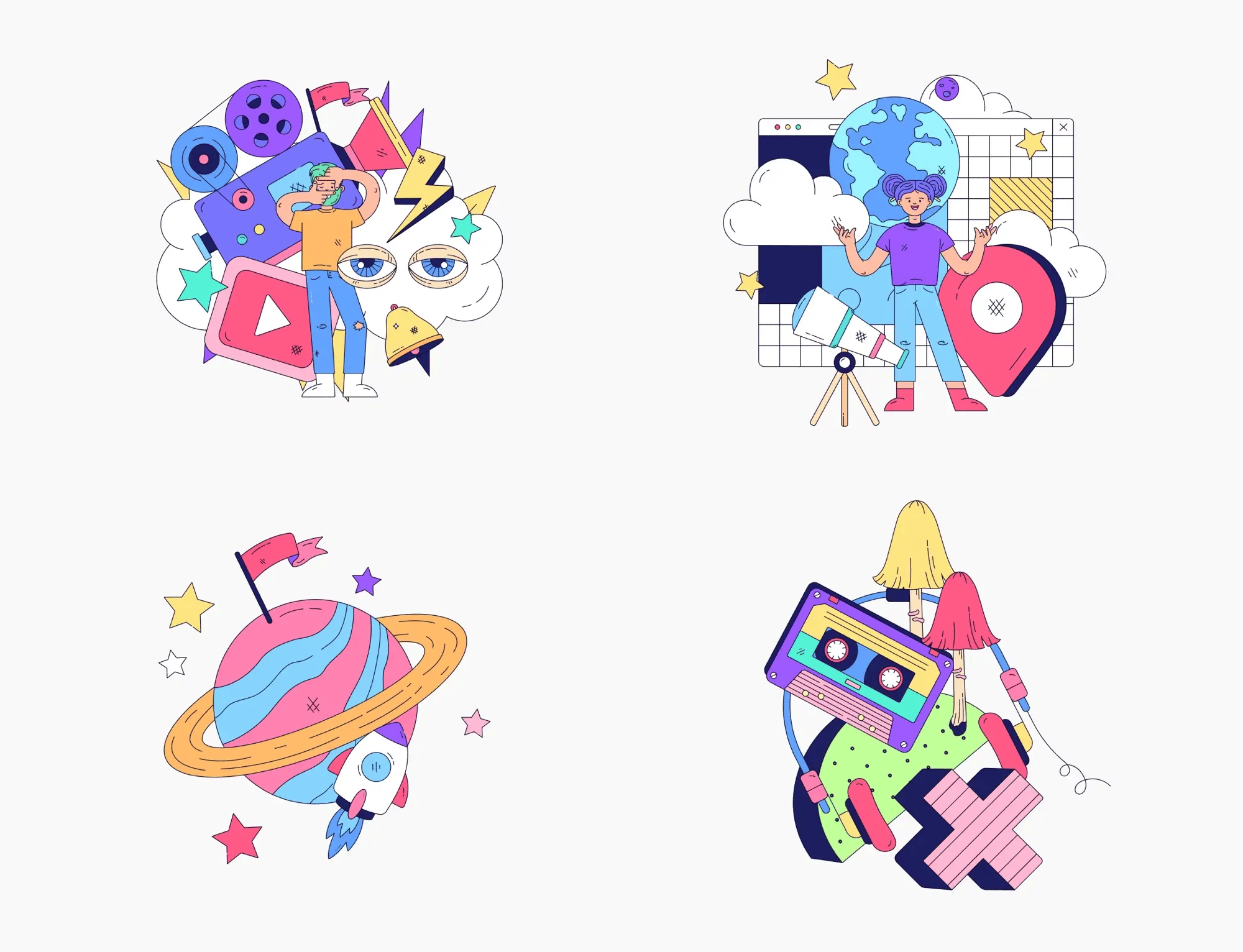Zwosh! Illustration Constructor | Professional Template