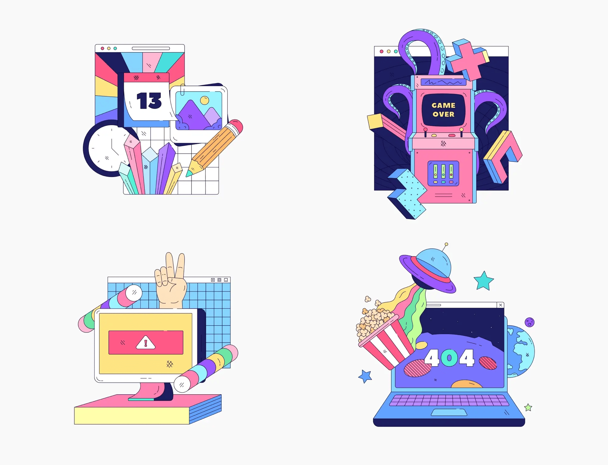 Zwosh! Illustration Constructor | Premium Download Ready