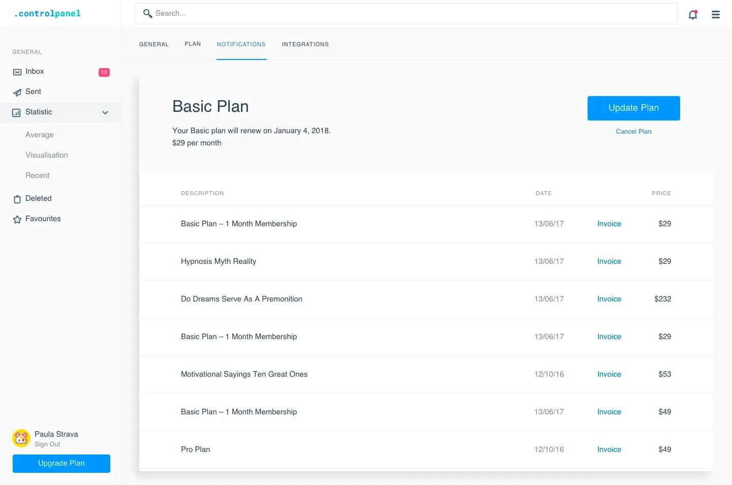 Control Panel | High Quality Asset