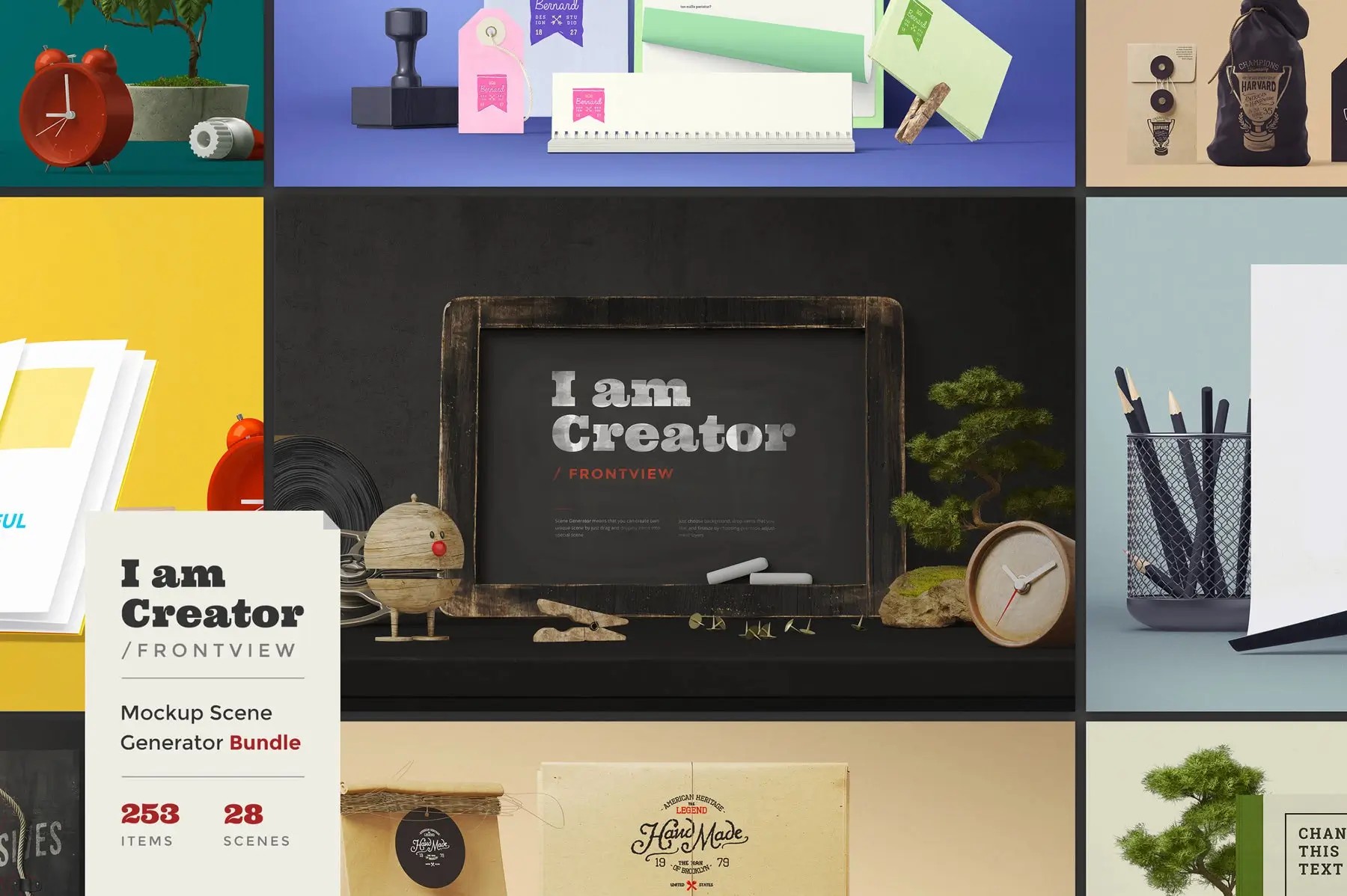 I am Creator, Front View | Premium Download Ready