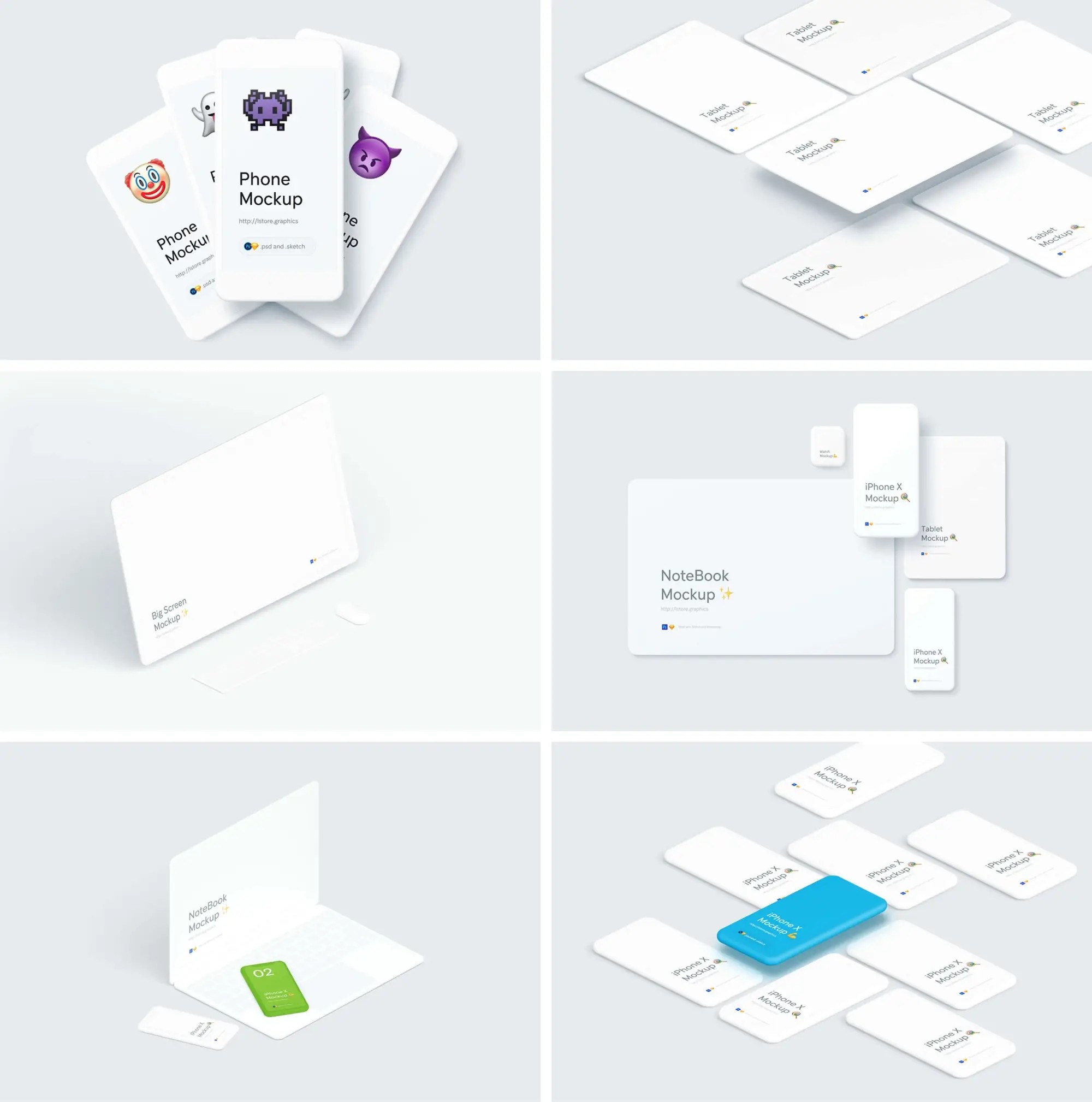 Simple Mockups | Best Seller Template