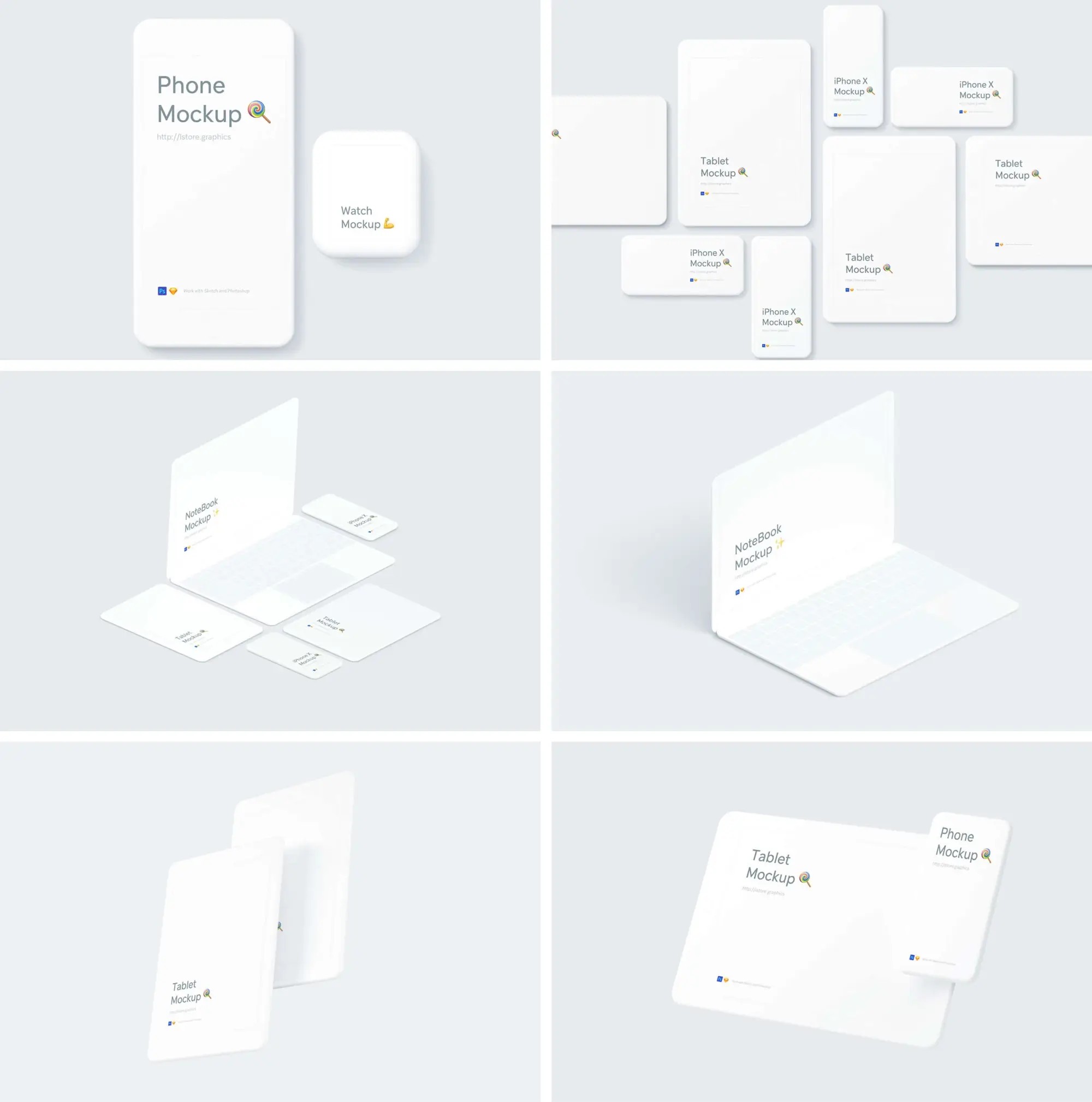 Simple Mockups | Best Seller Template