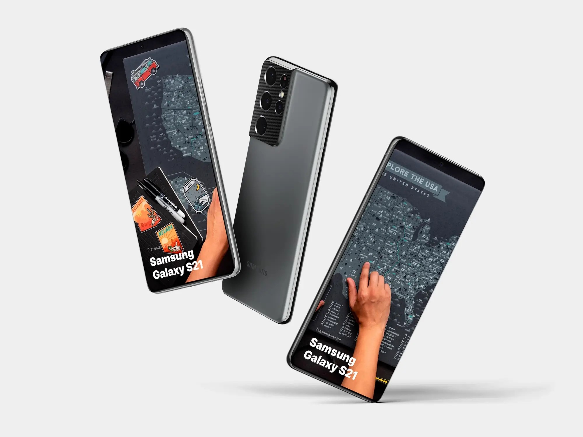 Samsung Galaxy S21 Ultra Mockups | Professional Template
