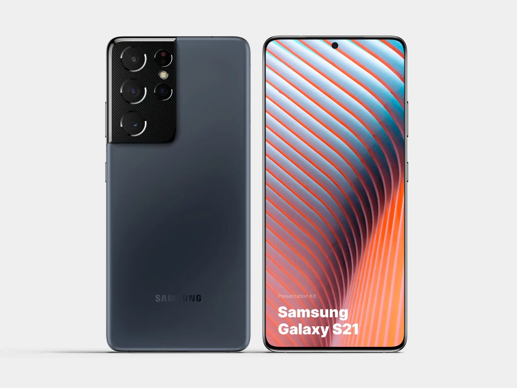 Samsung Galaxy S21 Ultra Mockups | Full Resolution File
