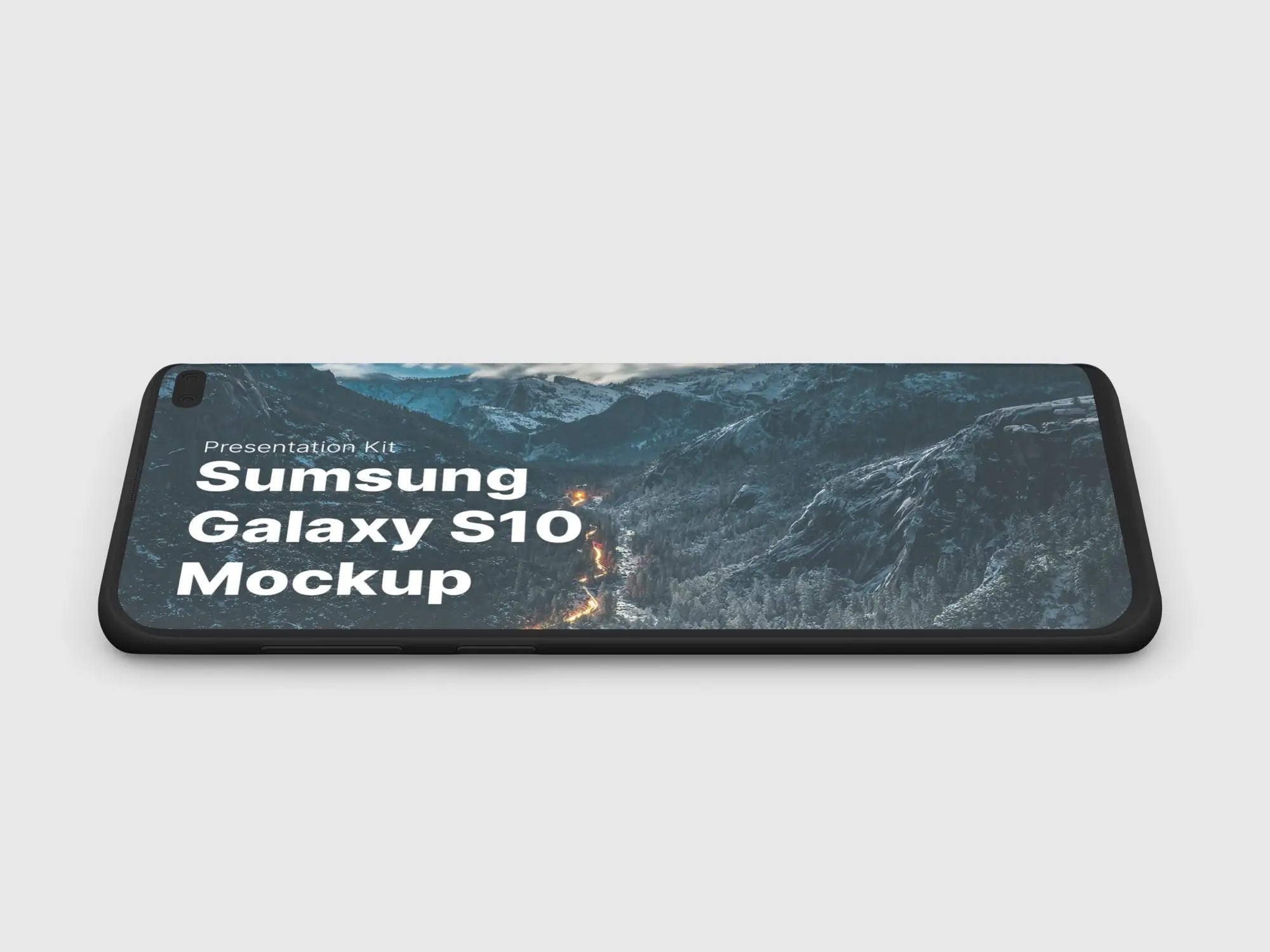 Samsung Galaxy S10 Mockups | Full Resolution File