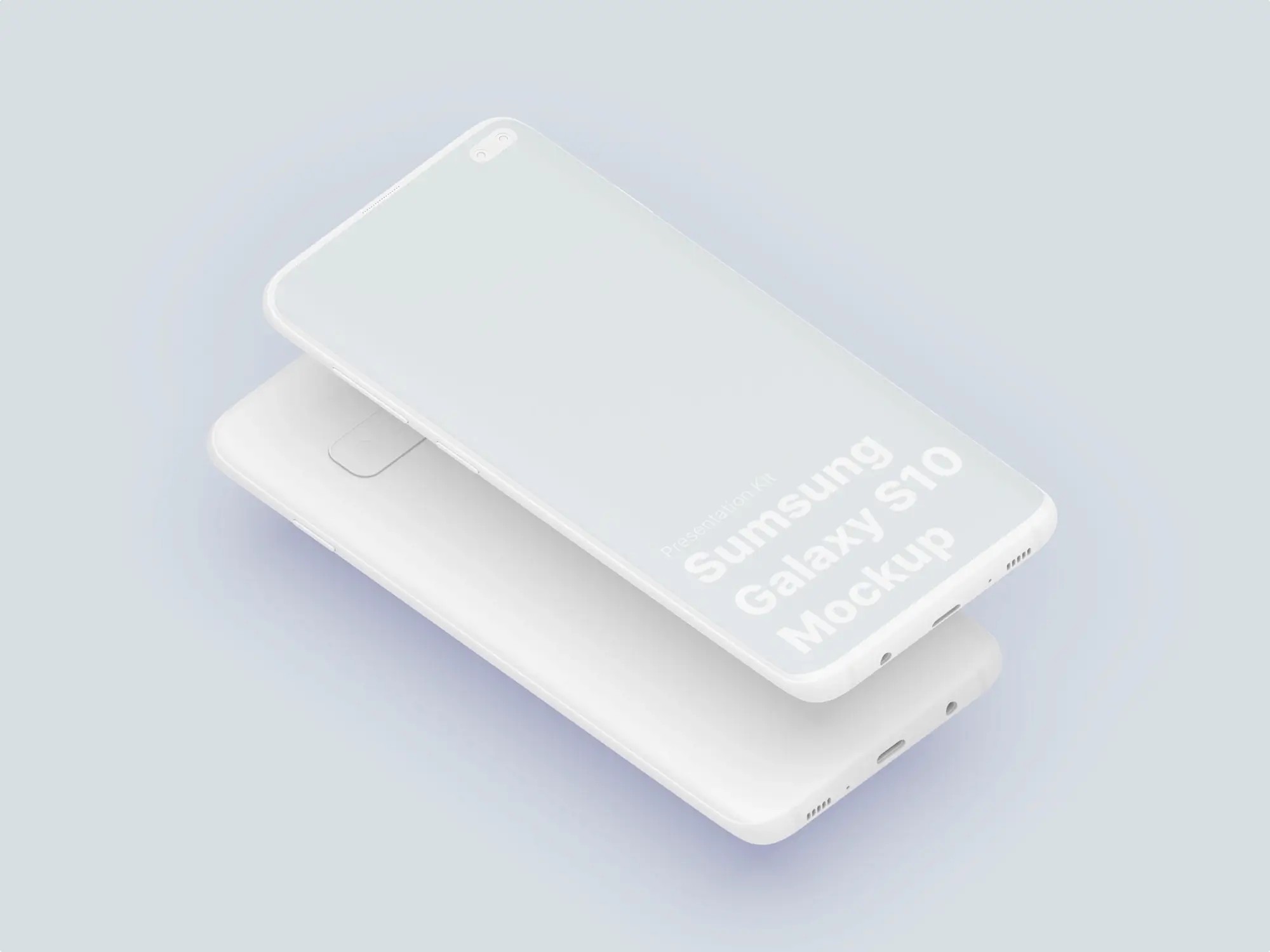 Samsung Galaxy S10 Mockups | Full Resolution File
