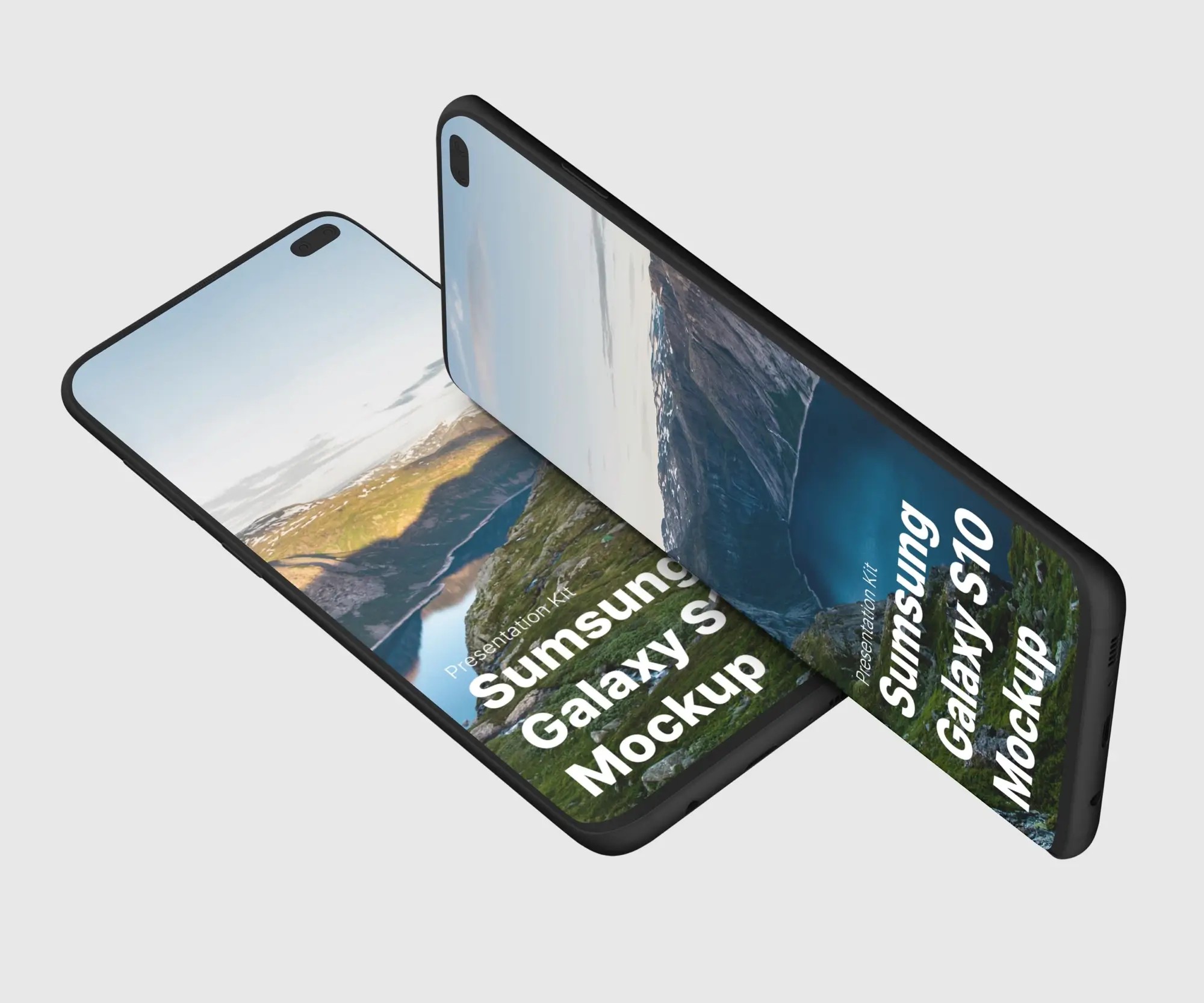 Samsung Galaxy S10 Mockups | Professional Template