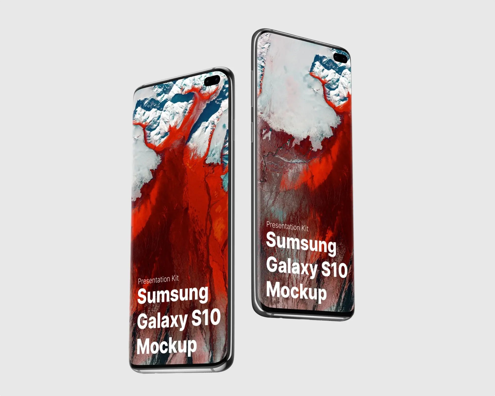 Samsung Galaxy S10 Mockups | Full Resolution File