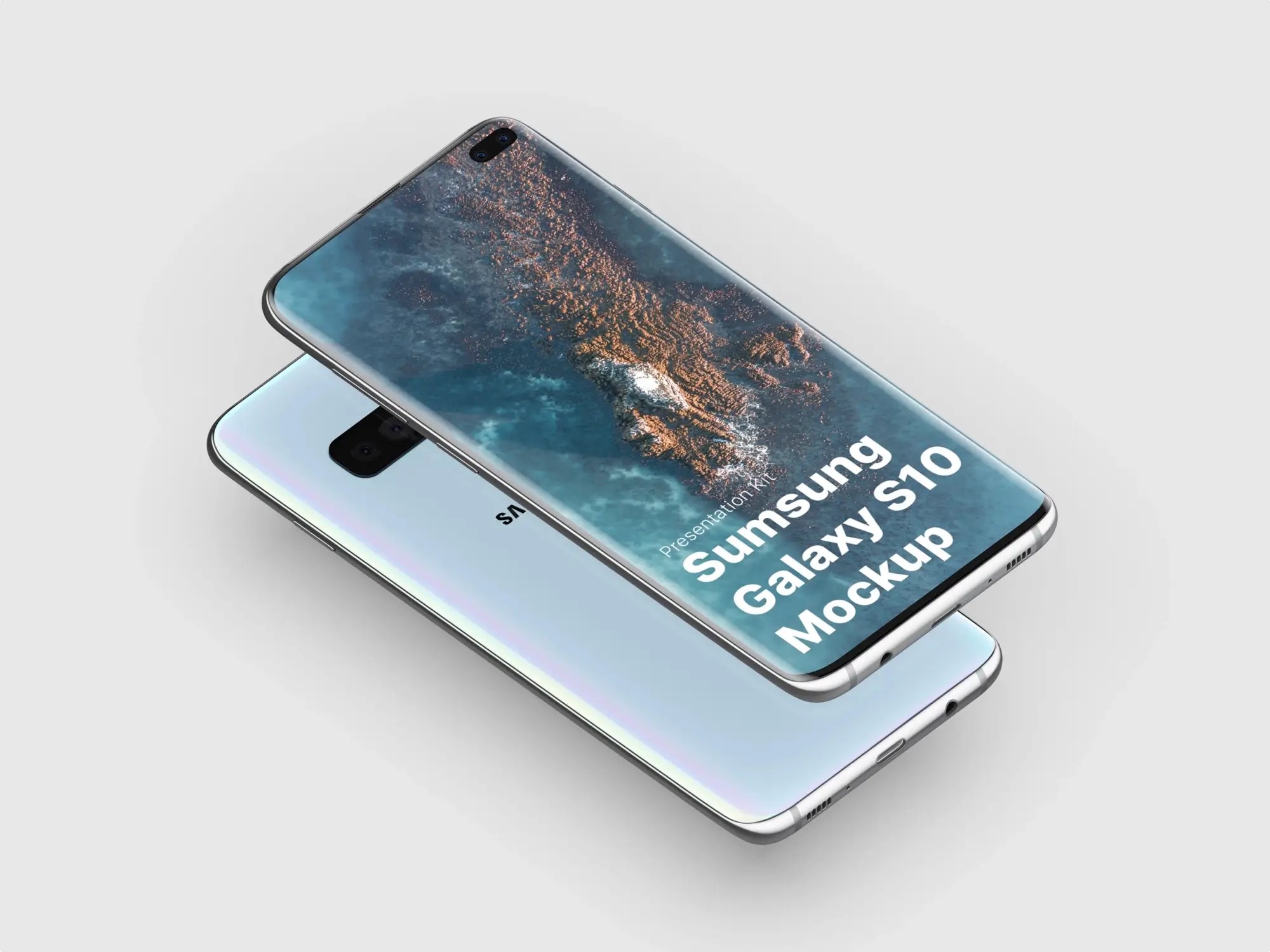 Samsung Galaxy S10 Mockups | Available on ls.graphics