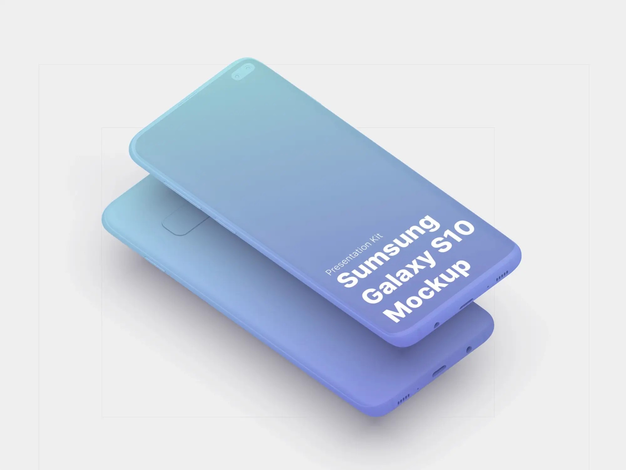 Samsung Galaxy S10 Mockups | Professional Template