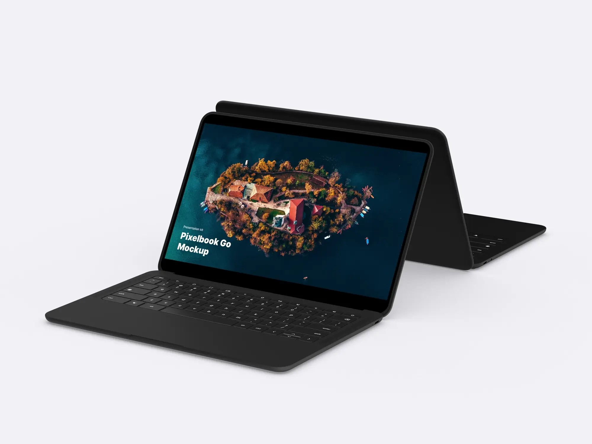 Google PixelBook Go Mockups | Commercial License Ready