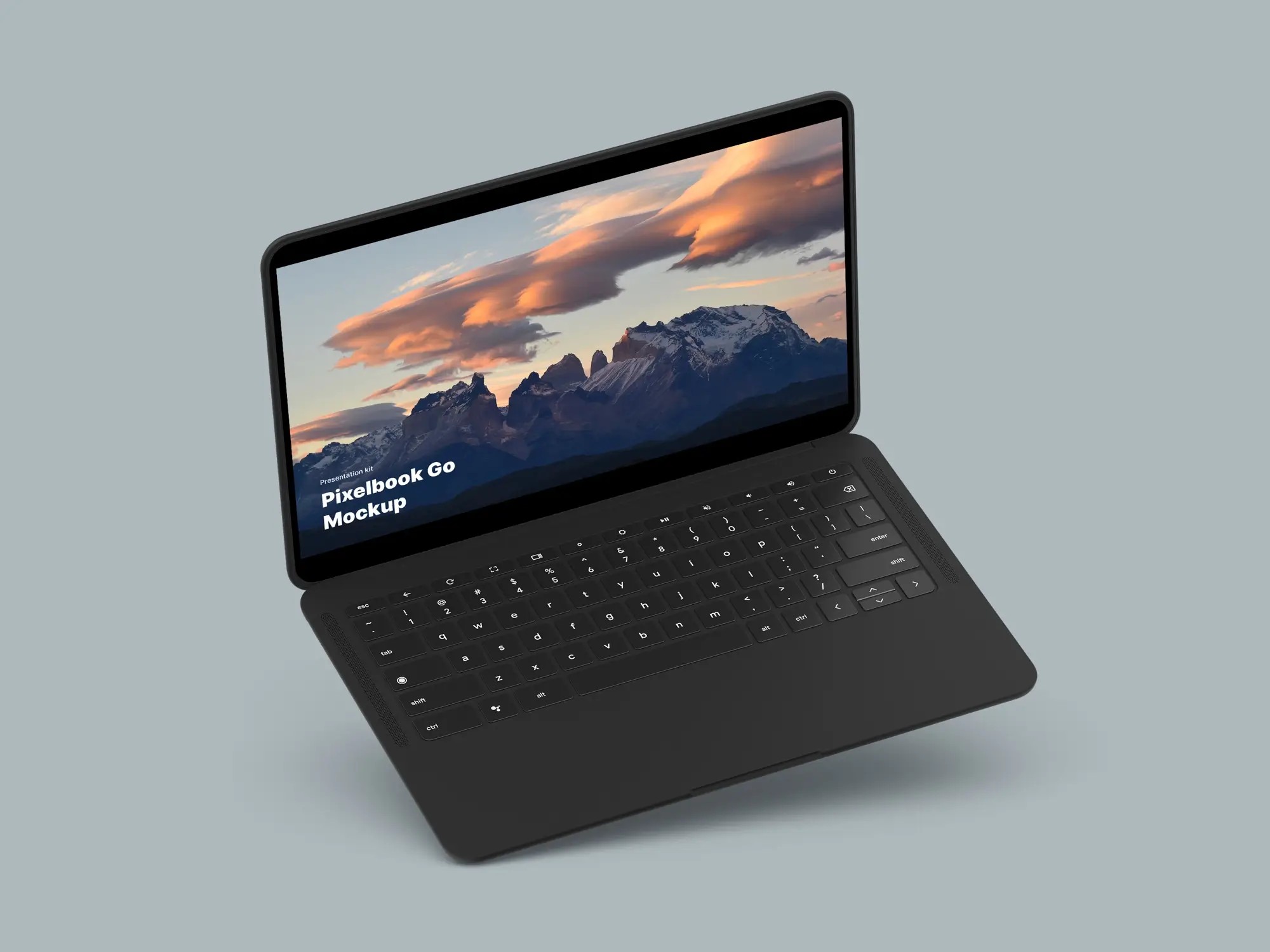 Google PixelBook Go Mockups | Full Resolution File