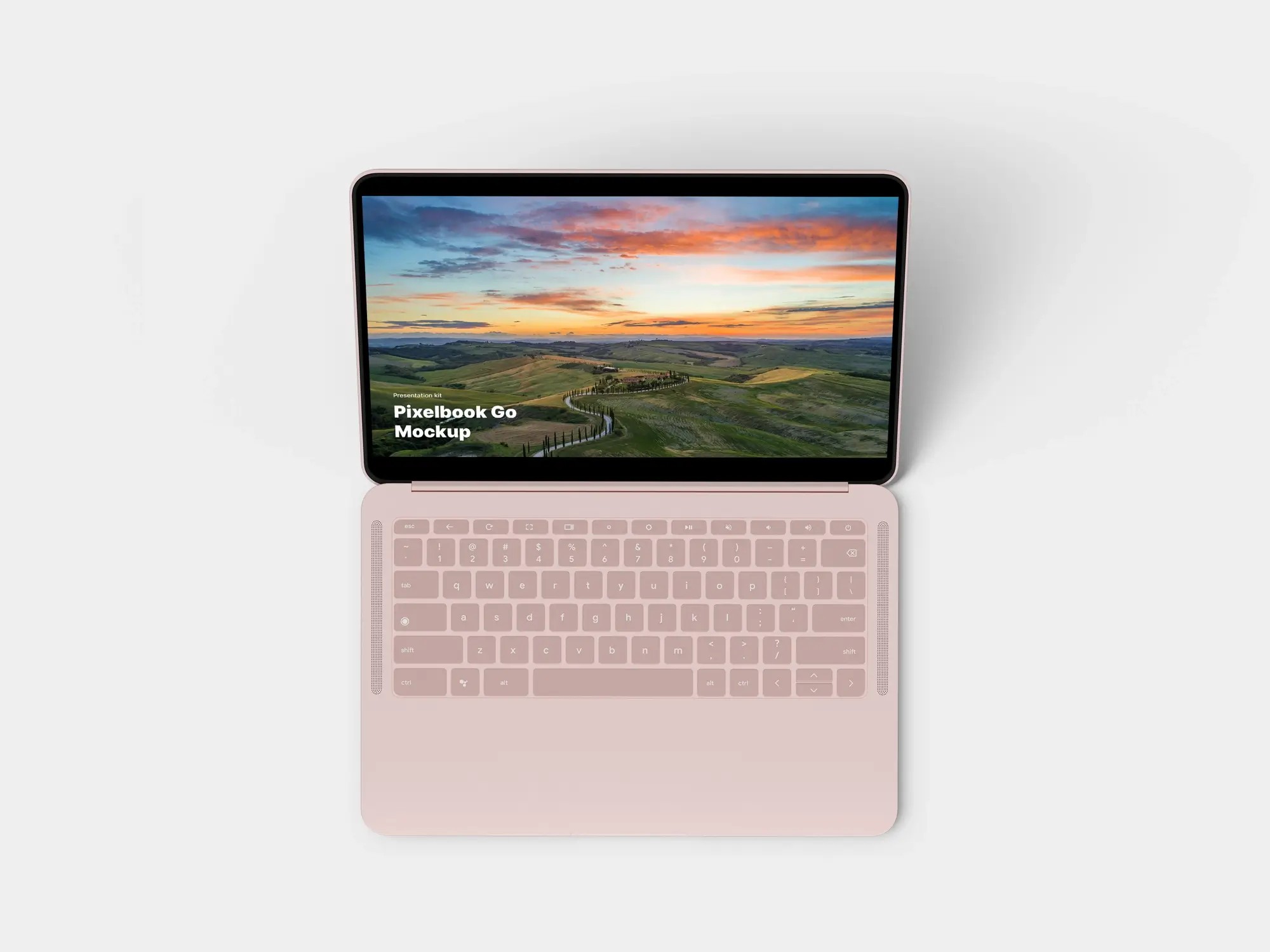 Google PixelBook Go Mockups | Available on ls.graphics