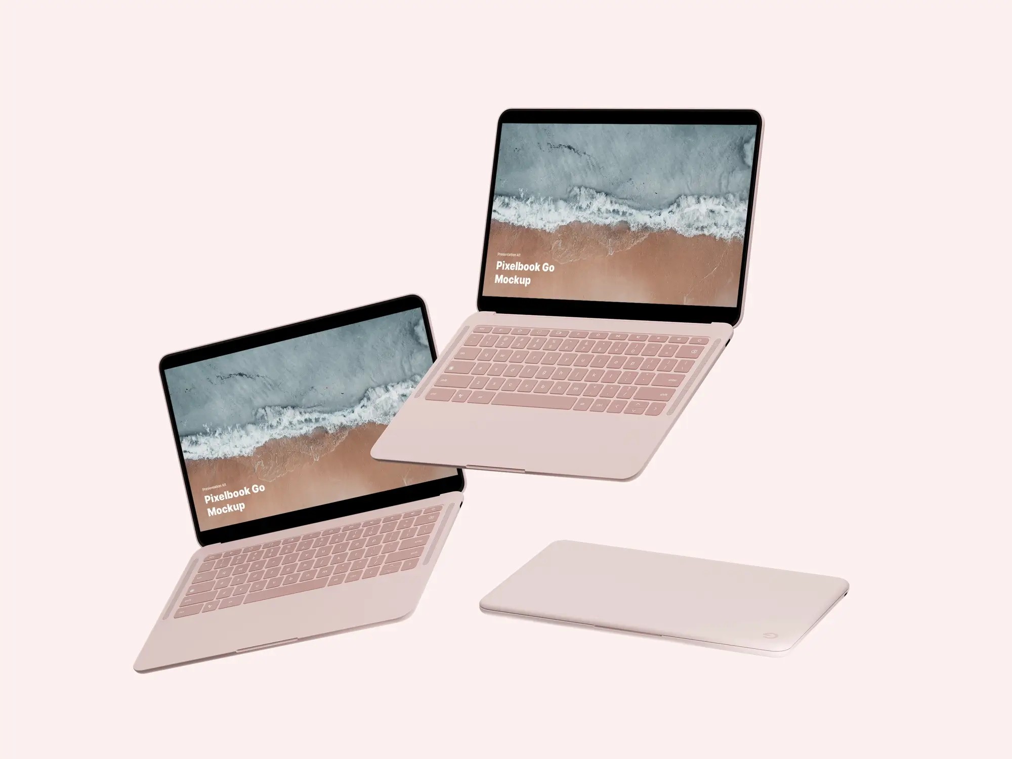 Google PixelBook Go Mockups | Professional Template
