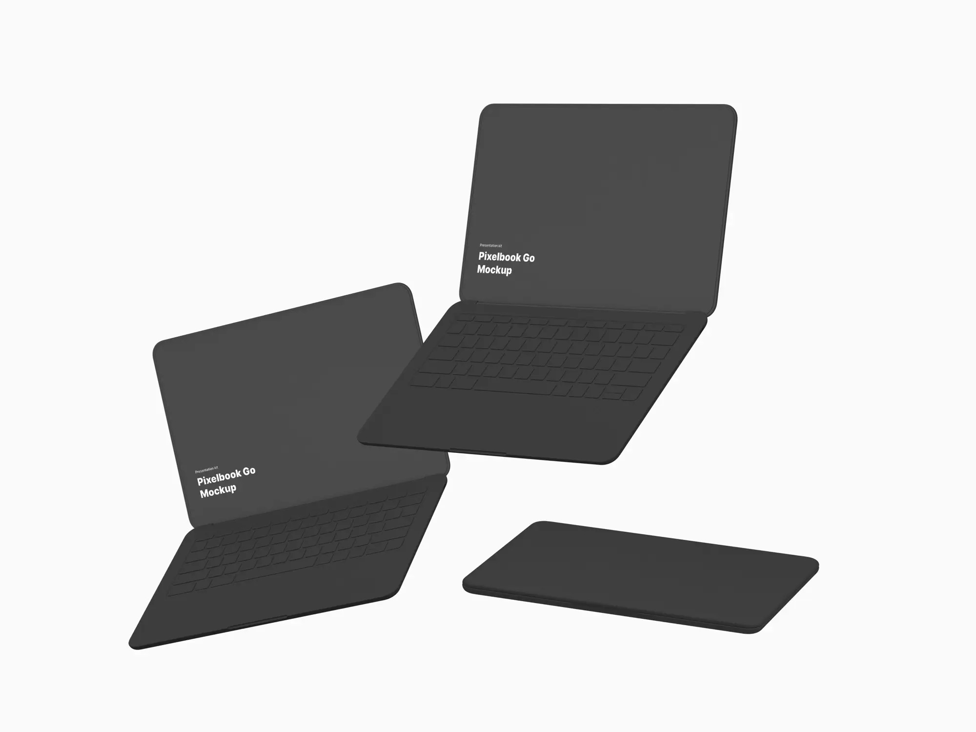 Google PixelBook Go Mockups | Available on ls.graphics