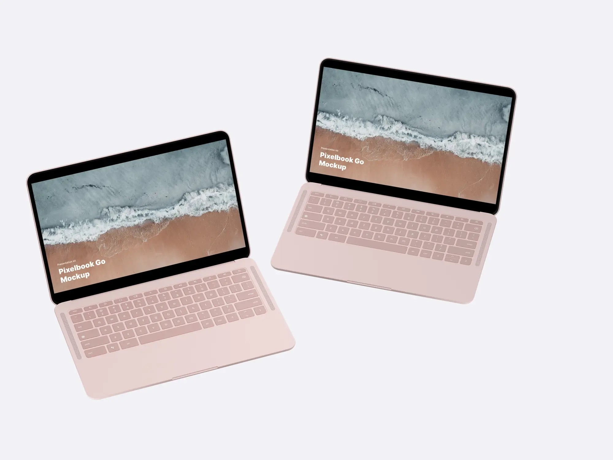 Google PixelBook Go Mockups | Pro Designer Pack