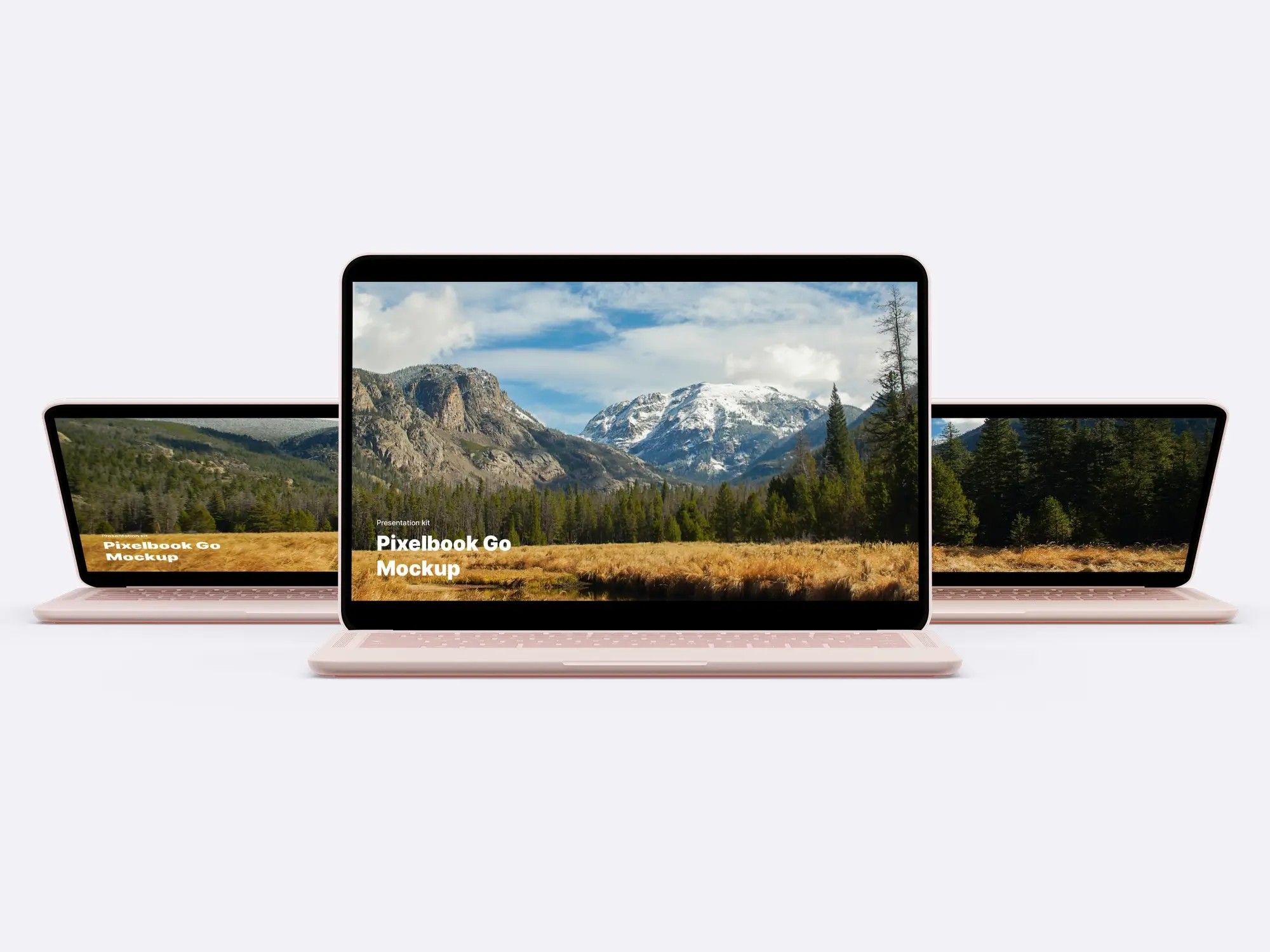 Google PixelBook Go Mockups | Top Selling Mockup