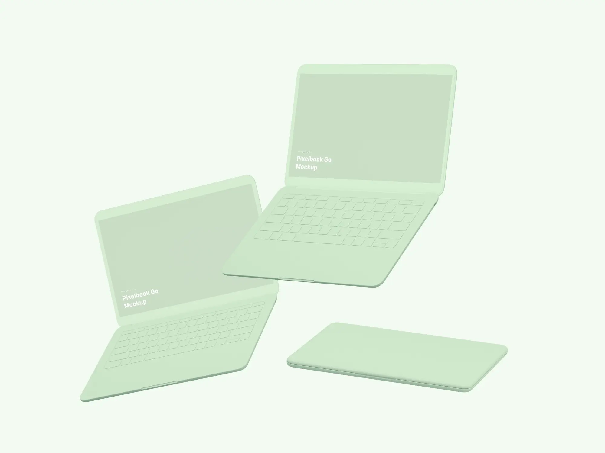 Google PixelBook Go Mockups | High Quality Asset