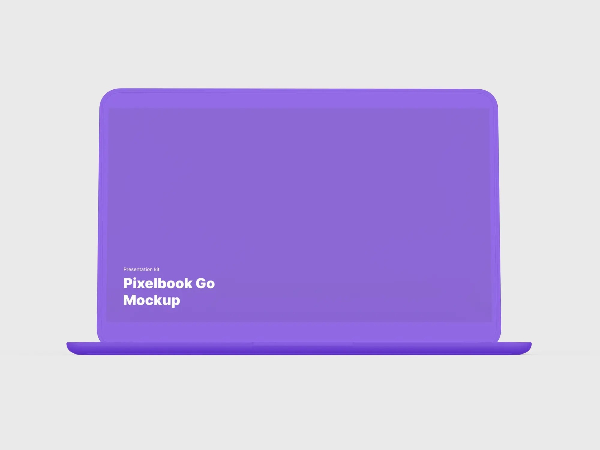 Google PixelBook Go Mockups | Full Resolution File