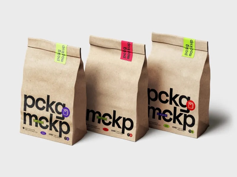 Paper Food Package Mockups