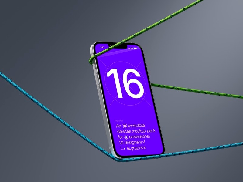 Z-Mockups, iPhone 16e, Scene 06