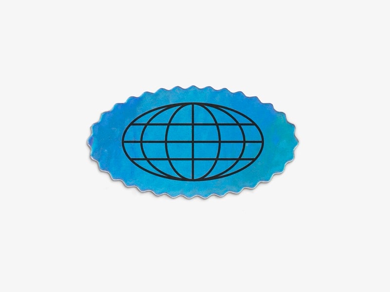 Holographic Sticker Mockup, Scene 36